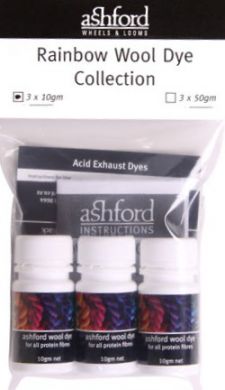 Ashford primary dye set 3  - 10 or 50gms