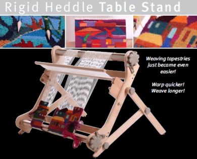 Table Loom Stand for Rigid Heddle Looms