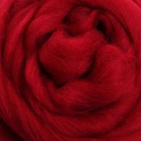 Wool Sliver - Cherry Red M