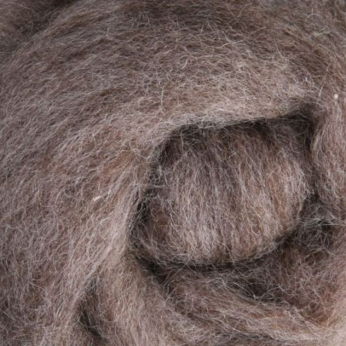 Wool Sliver - Medium grey - natural M