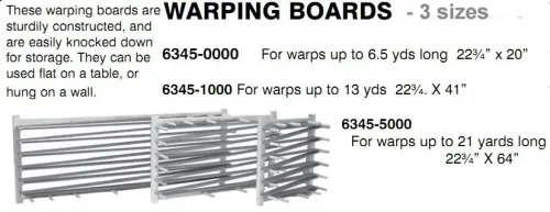 Warping Board - Leclerc  3 sizes