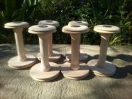 Bobbin for early model Ashford spinning wheel - standard bare timber