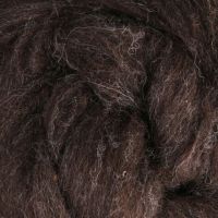 Wool Sliver - Dark brown - natural C