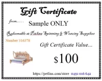Gift Certificate for a Weaver