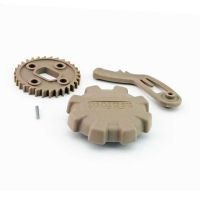 Handle, cog, pawl and pin for knitters loom 