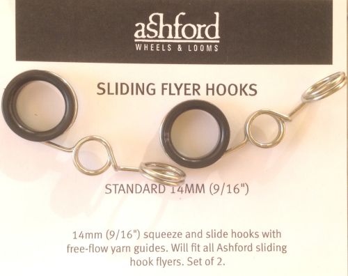 Hooks for Ashford Sliding Hook Flyers - standard 14mm