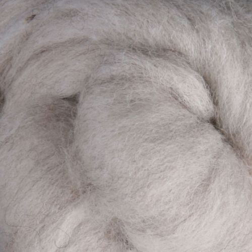 Wool Sliver - Light Grey - natural C