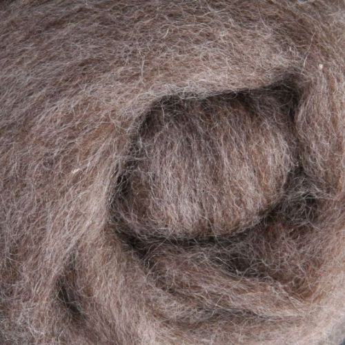 Wool Sliver - Medium grey - natural C