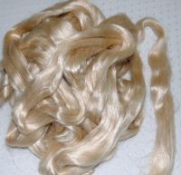 Tussah Silk - golden sliver 100gm