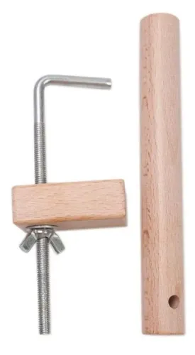 Warping post and clamp