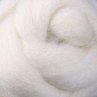 Wool Sliver - White / Cream Natural C